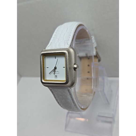 Womens Michael Graves  MG5017 Square Quartz Watch Date 100 Ft New Battery - Picture 2 of 12